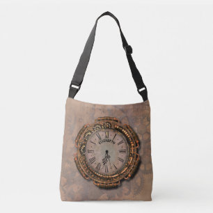 Bolso Cruzado Reloj Art Déco Vintage Steampunk