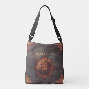 Bolso Cruzado Reloj de rusty de Steampunk