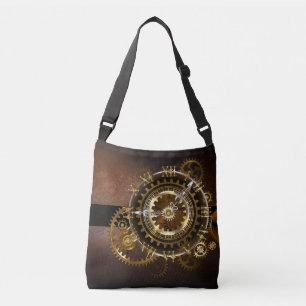 Bolso Cruzado Reloj de vapor con engranajes antiguos