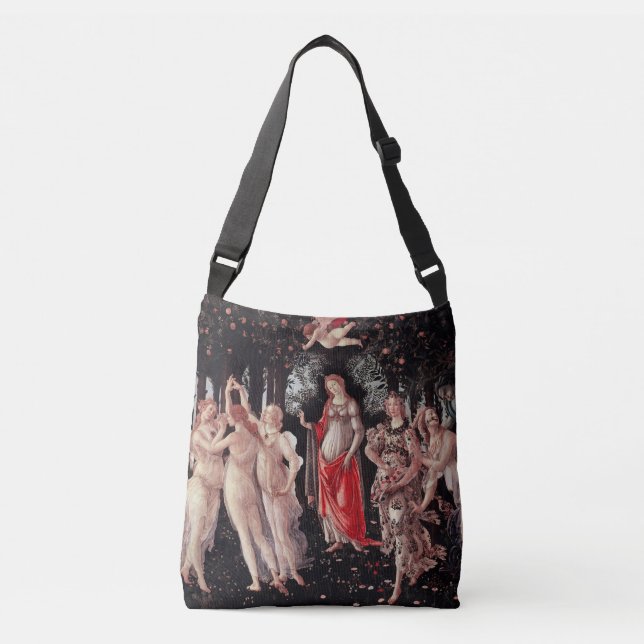 Bolso Cruzado Renacimiento del Primavera Sandro Botticelli (Anverso)