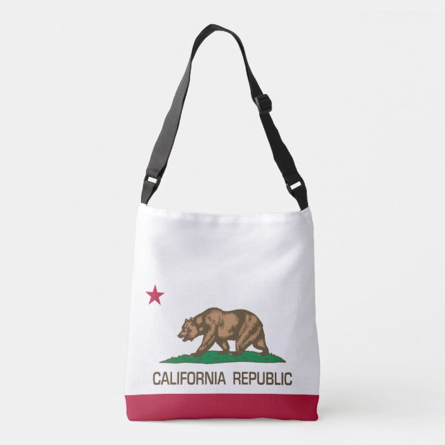Bolso Cruzado República de California (bandera del estado) (Reverso)