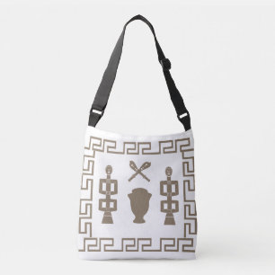 Bolso Cruzado Resumen arte de la escena ritual tribal africana