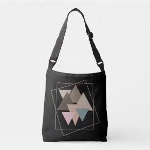 Bolso Cruzado Resumen arte futurista geométrico moderno