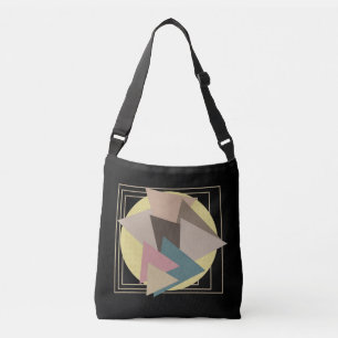 Bolso Cruzado Resumen arte futurista geométrico moderno