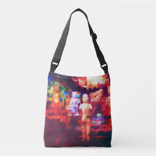 Bolso Cruzado Resumen contemporáneo Buda Meditación Arte