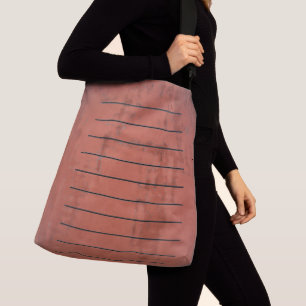 Bolso Cruzado Resumen de arcilla Crossbody Tote Bag por Detailsa