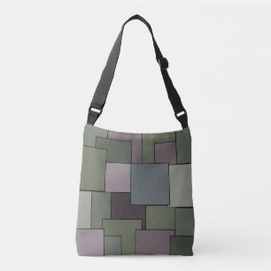 Bolso Cruzado Resumen de arte geométrico moderno
