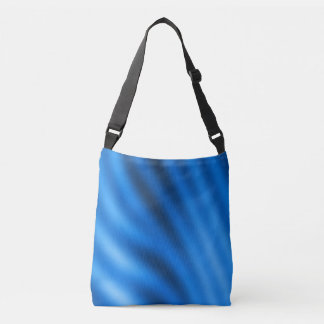 Bolso Cruzado Resumen de degradado azul índigo