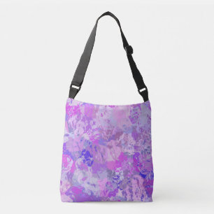 Bolso Cruzado Resumen de moda Camo Pink Purple Blue
