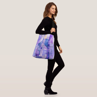 Bolso Cruzado Resumen de retrofuturismo en tonos violentos