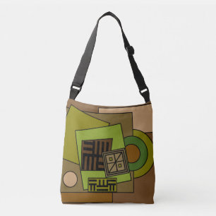Bolso Cruzado Resumen del arte geométrico moderno