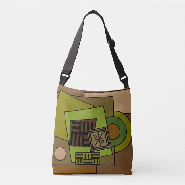 Bolso Cruzado Resumen del arte geométrico moderno (Anverso)