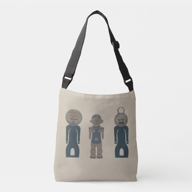 Bolso Cruzado Resumen del arte tribal moderno (Anverso)