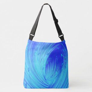 Bolso Cruzado Resumen del jardín encantado azul