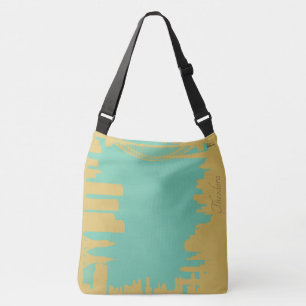 Bolso Cruzado Resumen Edificios Tusquesa Oro
