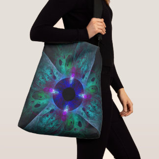 Bolso Cruzado Resumen ocular cuerpo cruzado de arte