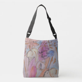 Bolso Cruzado Resumen Pastel Floral