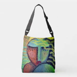 Bolso Cruzado Retrato abstracto original de una mujer