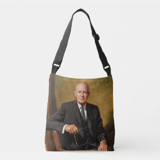 Bolso Cruzado Retrato de Dwight Eisenhower Presidente de la Casa