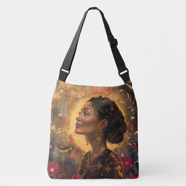 Bolso Cruzado Retrato único de fuerza y elegancia (Anverso)