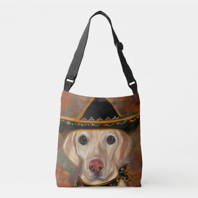 Bolso Cruzado Retriever de Labrador    (Anverso)