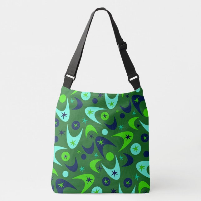 Bolso Cruzado Retro Boomerangs (Anverso)