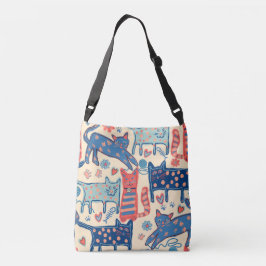Bolso Cruzado Retro Cat Bag