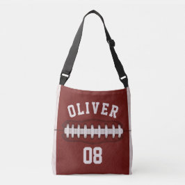 Bolso Cruzado Retro del nombre del fútbol americano