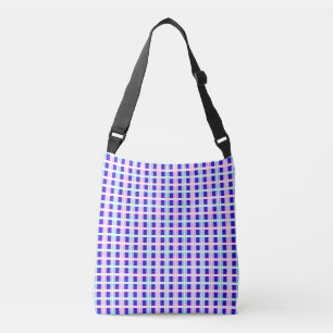 Bolso Cruzado Retro eléctrico azul y púrpura
