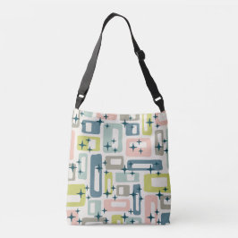 Bolso Cruzado Retro Mid Century Moderno