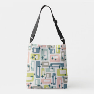 Bolso Cruzado Retro Mid Century Moderno