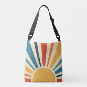 Bolso Cruzado Retro Sun I Vintage Sunrise I Boho Sunshine