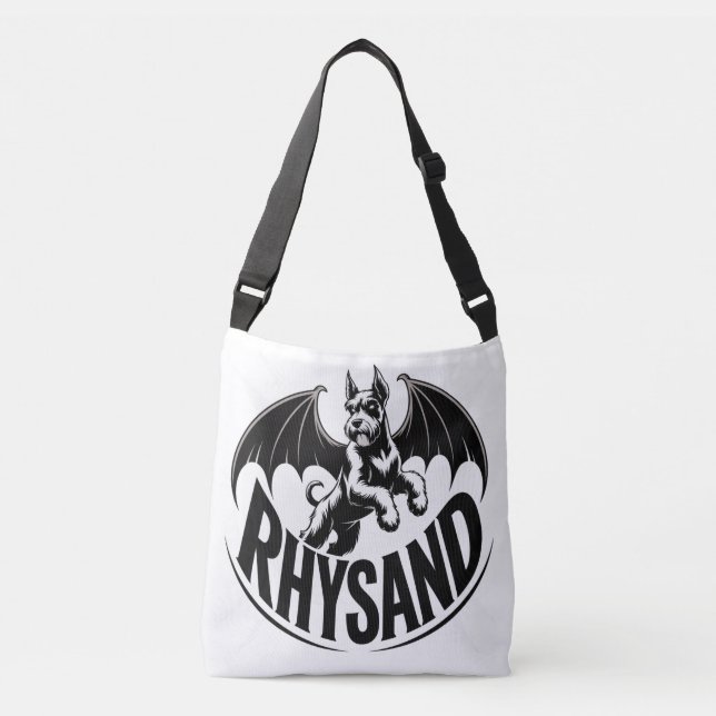 Bolso Cruzado Rhysand Guardian - Tote gráfico Schnauzer B (Anverso)