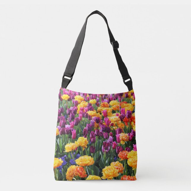 Bolso Cruzado Río floral ocaso (Anverso)