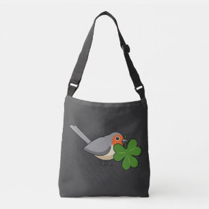 Bolso Cruzado Robin lindo con Shamrock Clover Personalizado