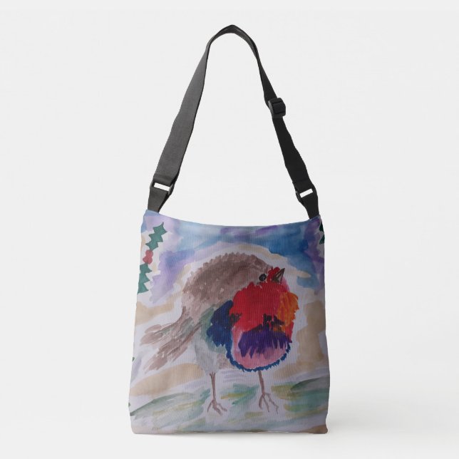Bolso Cruzado Robin navidades (Anverso)