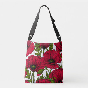 Bolso Cruzado Rojo de adormidera 2