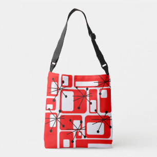 Bolso Cruzado Rojo retro