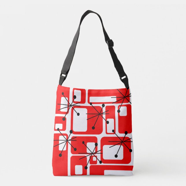 Bolso Cruzado Rojo retro (Reverso)