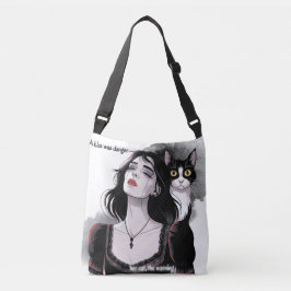 Bolso Cruzado Romance oscuro - Beso de vampiros