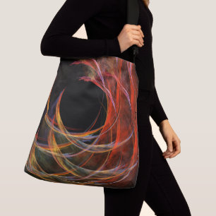 Bolso Cruzado Rompiendo el círculo Resumen Arte Cruzado Cuerpo