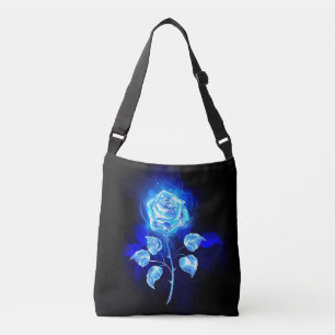Bolso Cruzado Rosa azul en llamas
