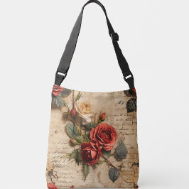 Bolso Cruzado Rosa de cosecha