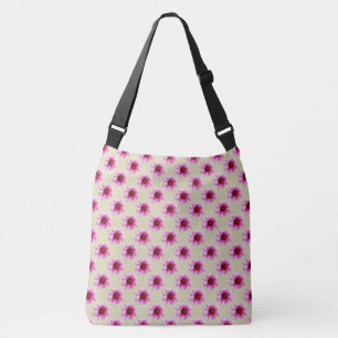 Bolso Cruzado Rosa floral botánico en cualquier color