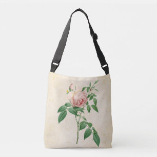 Bolso Cruzado Rosa indica fragrans ilustracion botánico
