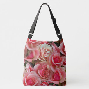 Bolso Cruzado Rosa Juxtapose Bonito Floral elegante patrón