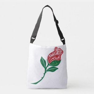 Bolso Cruzado Rosa roja