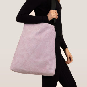 Bolso Cruzado Rosa Rubor Sólido Texturizado