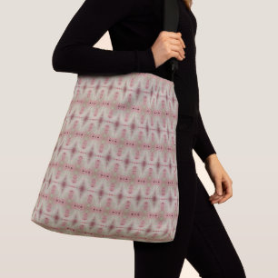 Bolso Cruzado Rosa y Borgoña