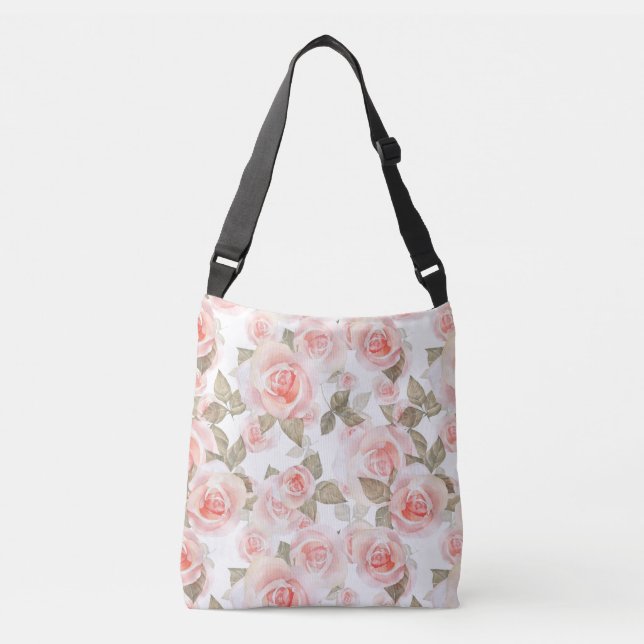 Bolso Cruzado Rosas (Anverso)